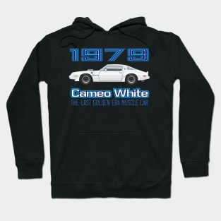 Factory Colors-Cameo White w. Blue Graphics Hoodie